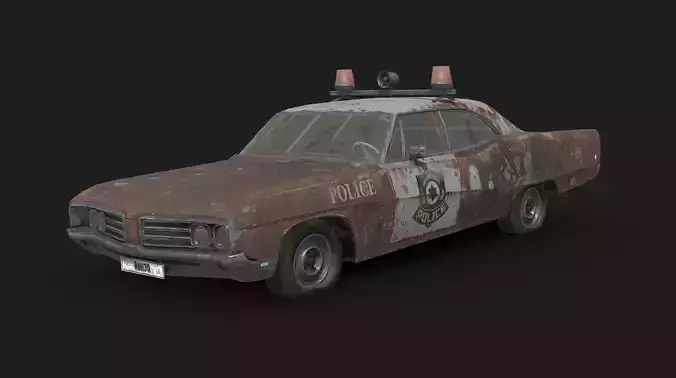 Abandoned Car - Buick Wildcat Police Car