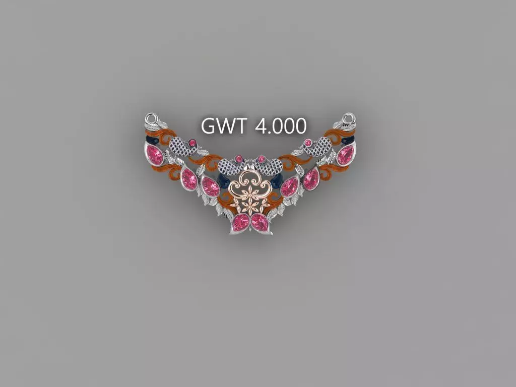 FASION PENDAN 3D model_4