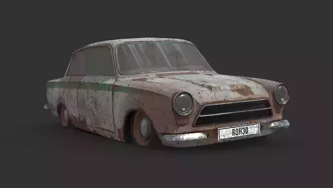 Abandoned Car - Ford Lotus Cortina