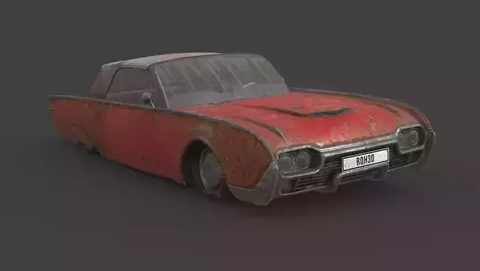 Abandoned Car - Ford Thunderbird 1962