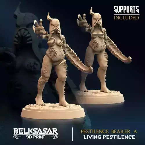 Pestilence Bearer A Nude and Normal