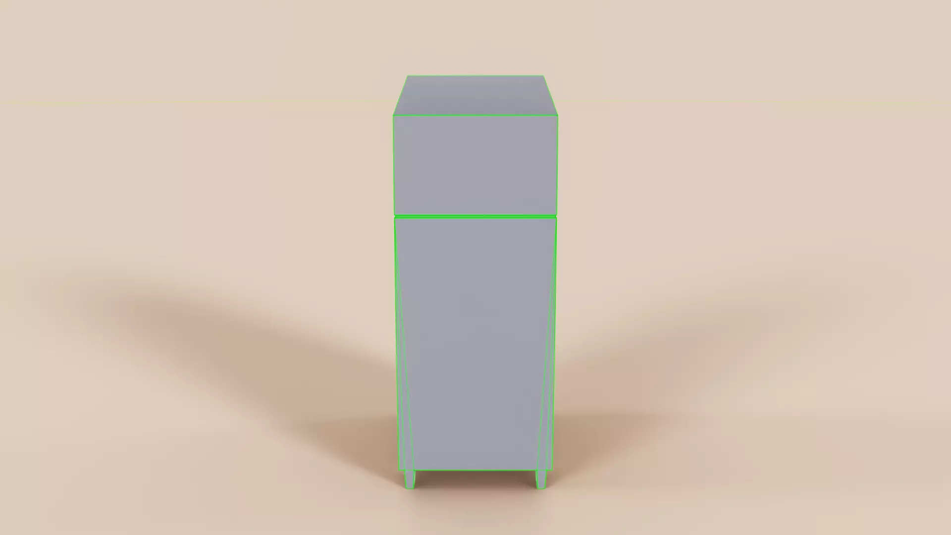 Trashcan Type A Low-poly 3D model_13