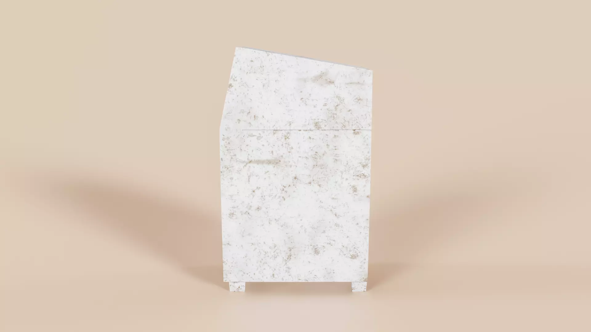 Trashcan Type A Low-poly 3D model_7