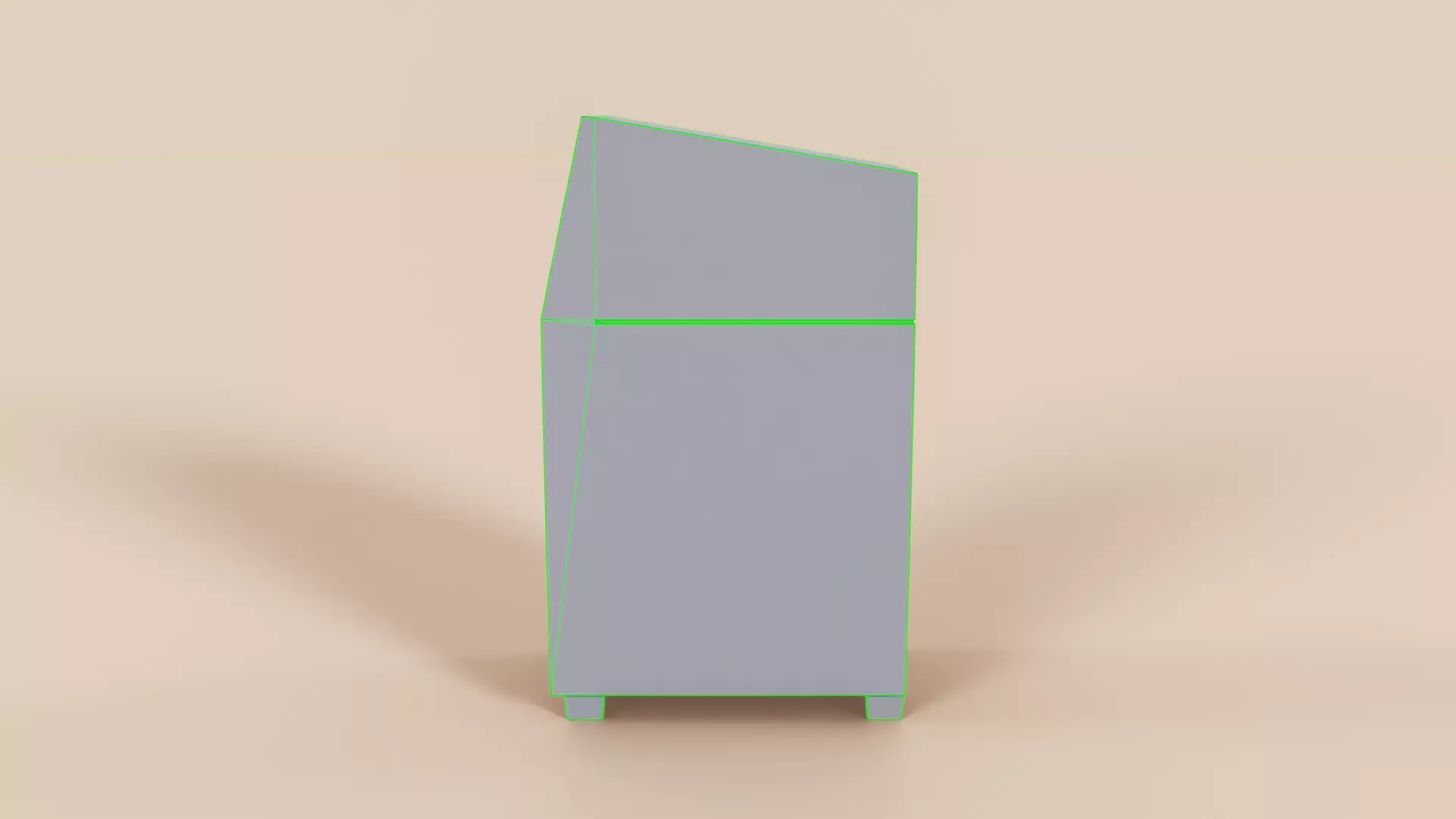 Trashcan Type A Low-poly 3D model_15