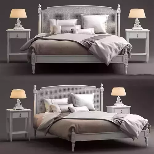 French Provincial Roche Bobois Josephine Bed
