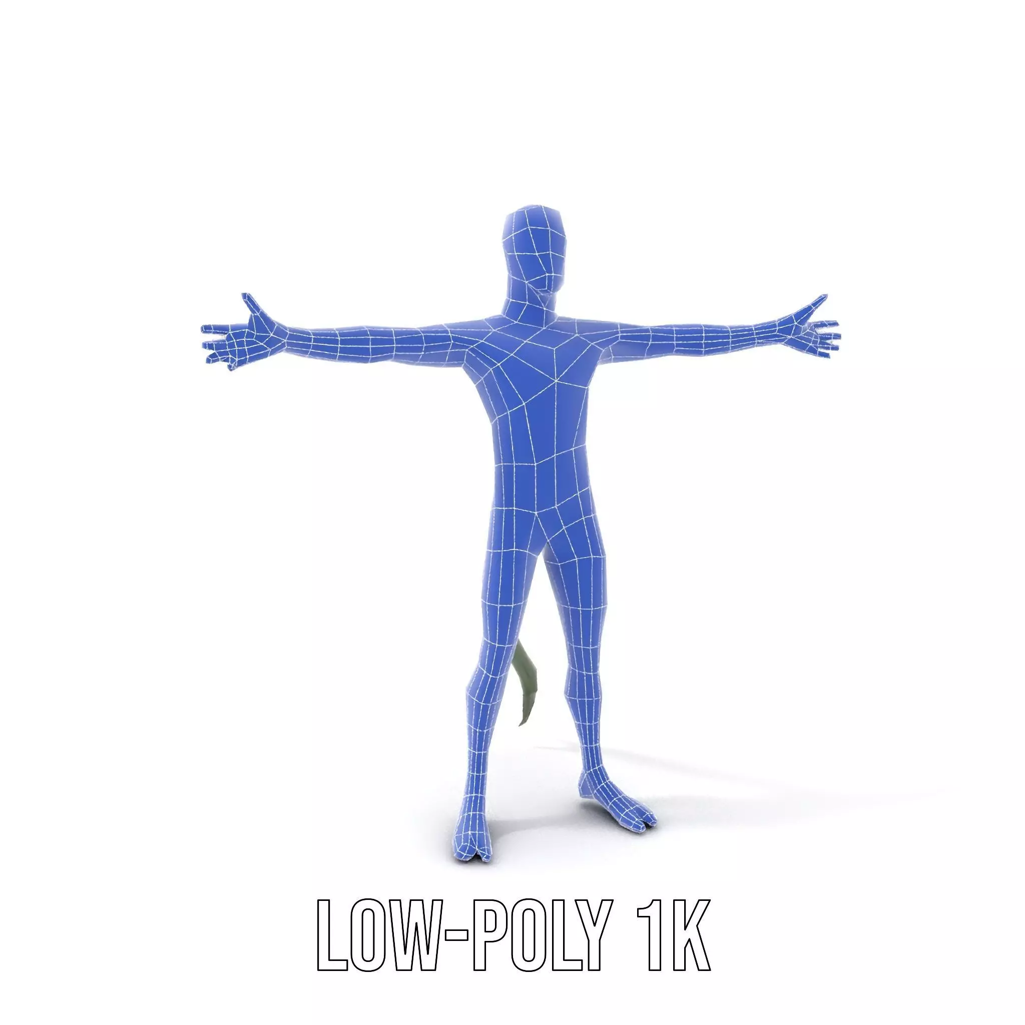 Reptilian Alien Character Model Pack Low-poly 3D model_8