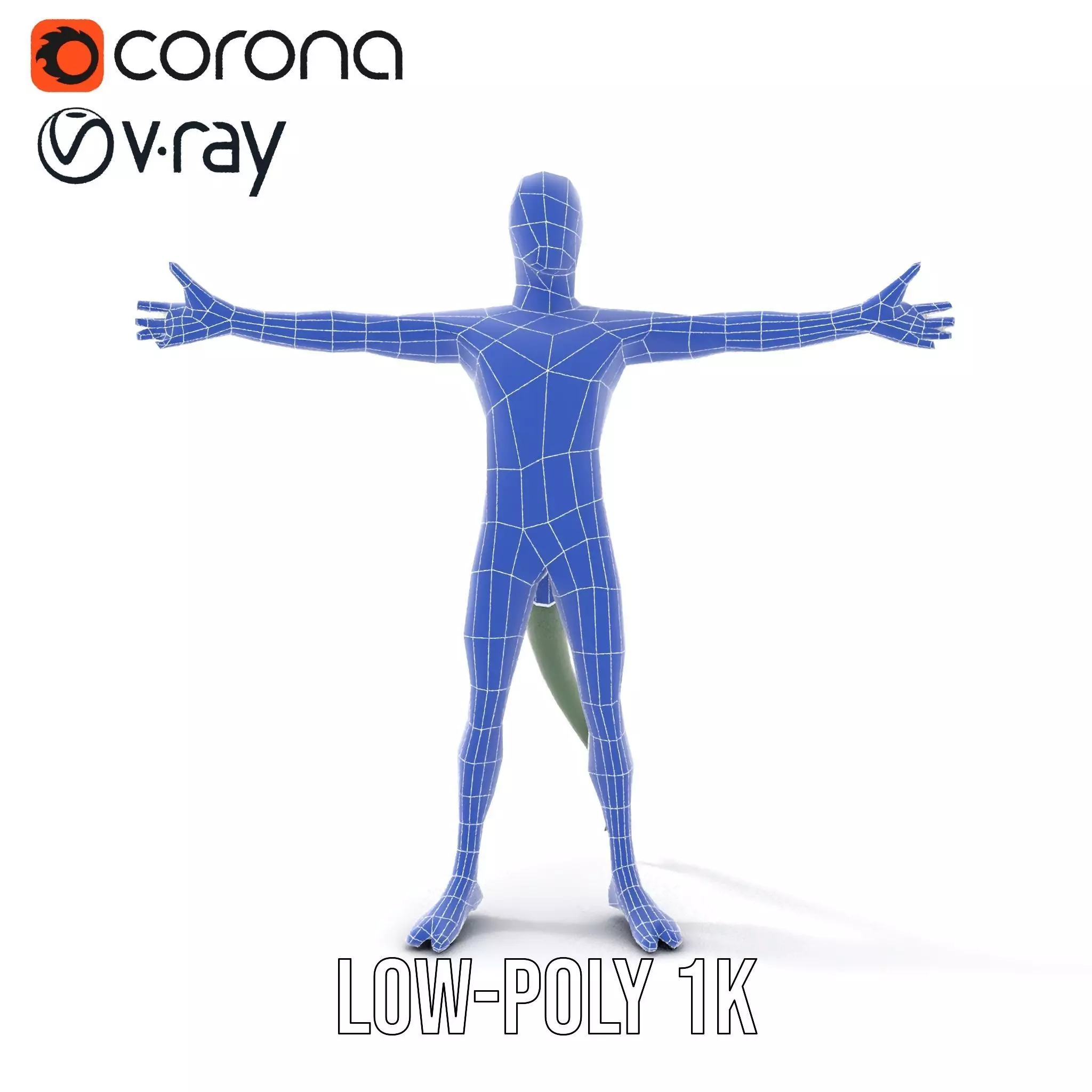 Reptilian Alien Character Model Pack Low-poly 3D model_16