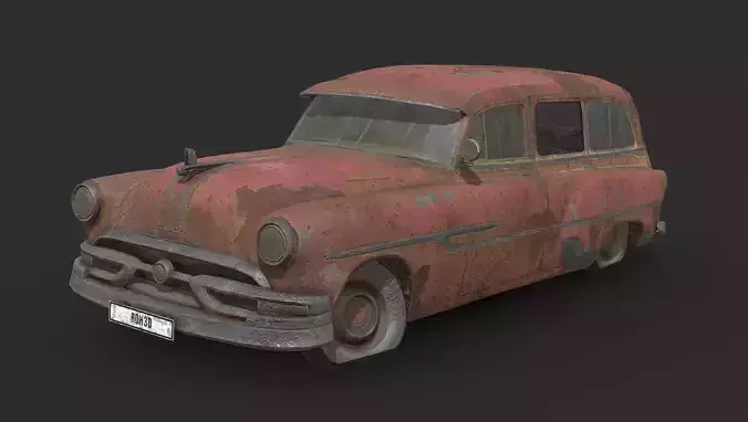 Abandoned Car - Pontiac Chieftain Wagon