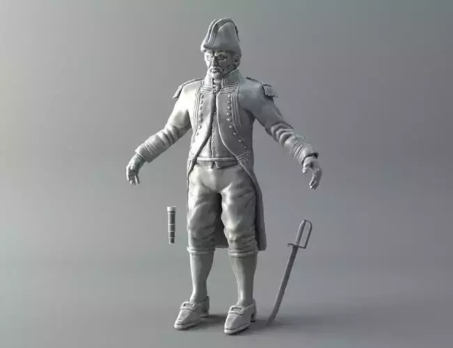 Naval Captain 3D print model