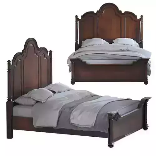 Classic Colonial Panel Bed