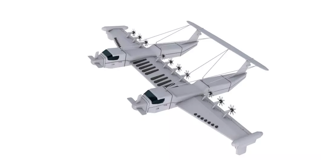 Liberty Lifter DARPA Seaplane 3D model_0