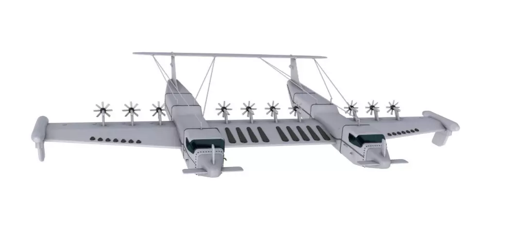 Liberty Lifter DARPA Seaplane 3D model_3