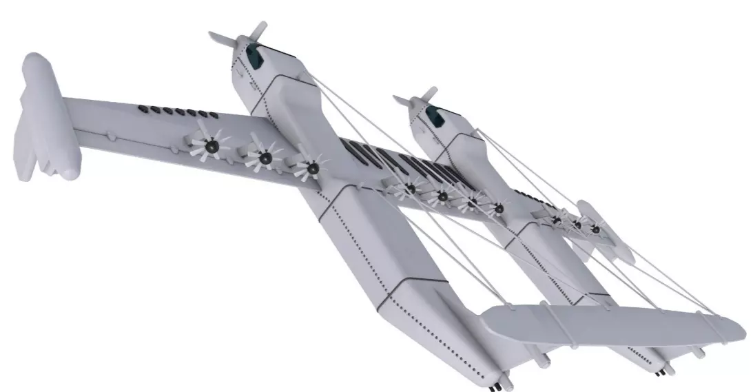 Liberty Lifter DARPA Seaplane 3D model_2