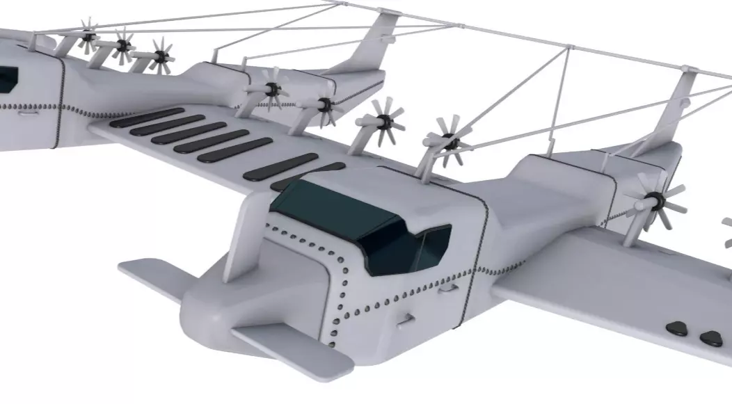 Liberty Lifter DARPA Seaplane 3D model_4