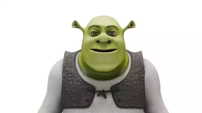 Shrek Low-poly 3D model