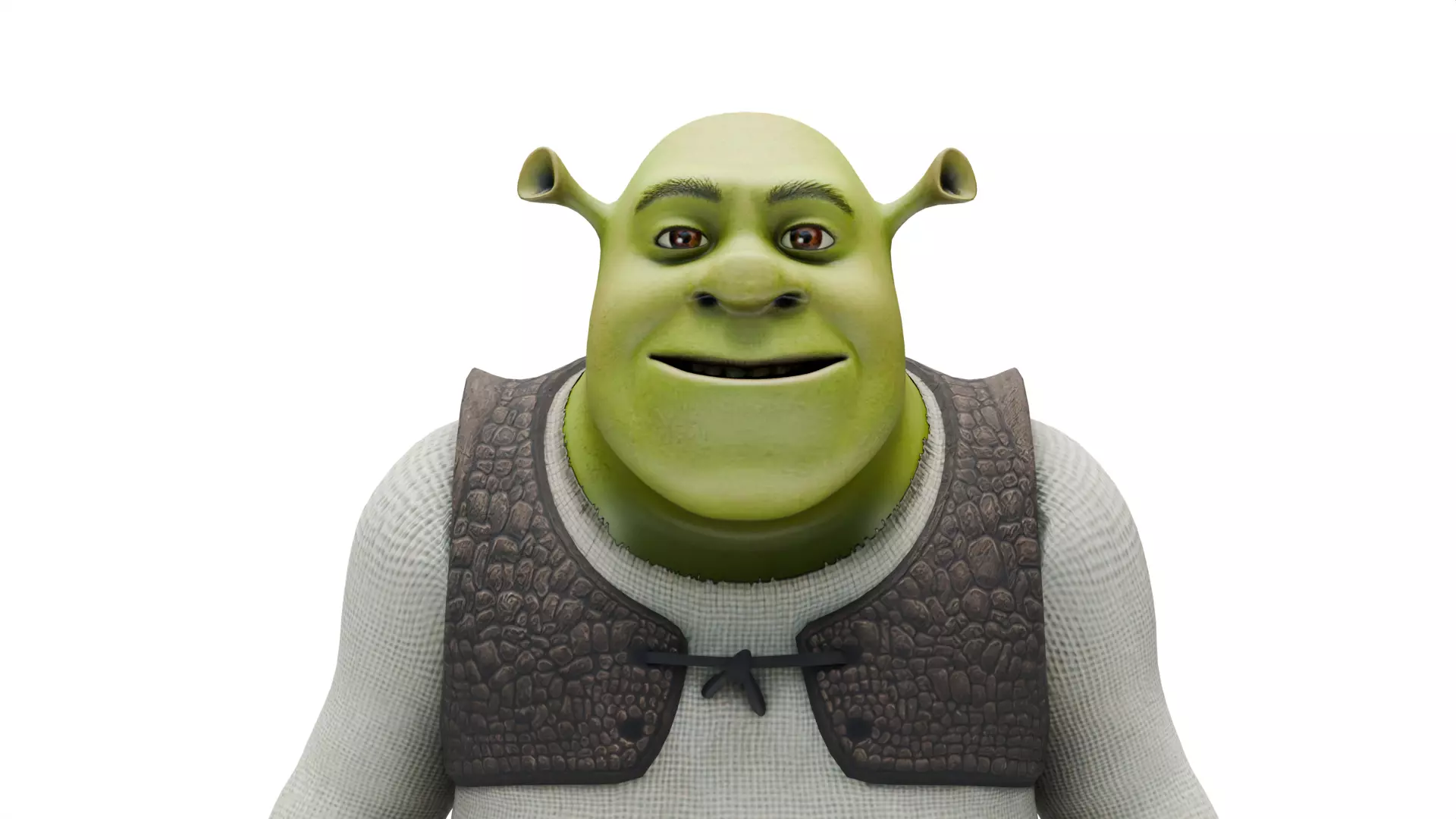 Shrek Low-poly 3D model_0