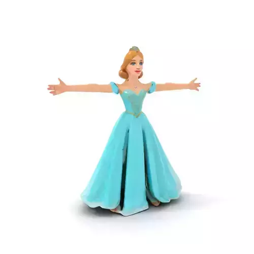 Elegant Princess Character Model Pack Low-poly 3D model
