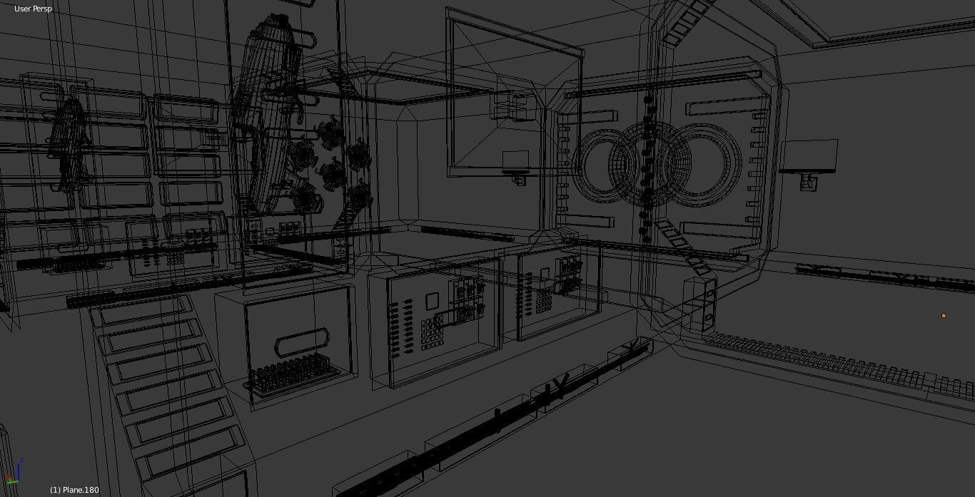 Starbase sci-fi spacecraft Free low-poly 3D model_2