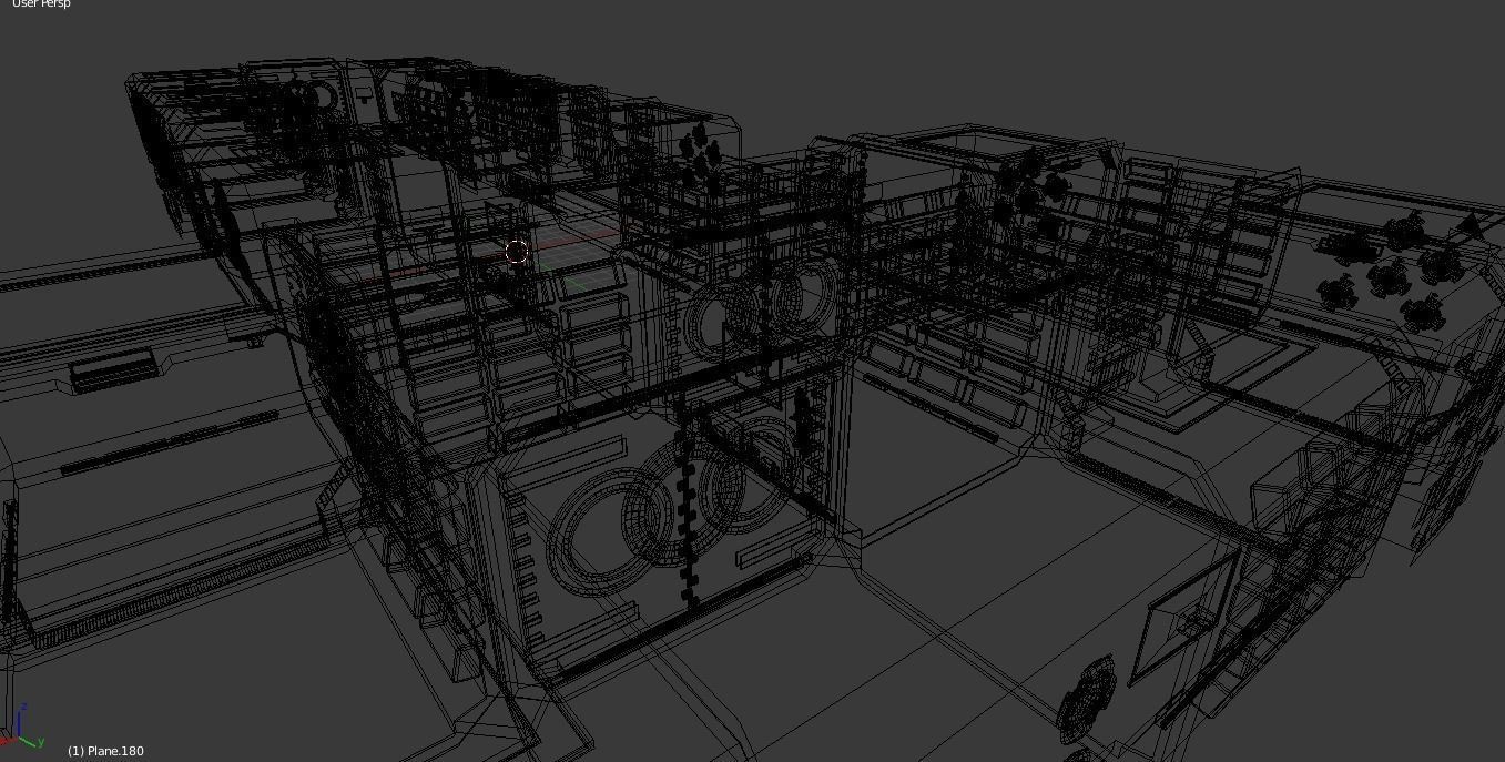 Starbase sci-fi spacecraft Free low-poly 3D model_3