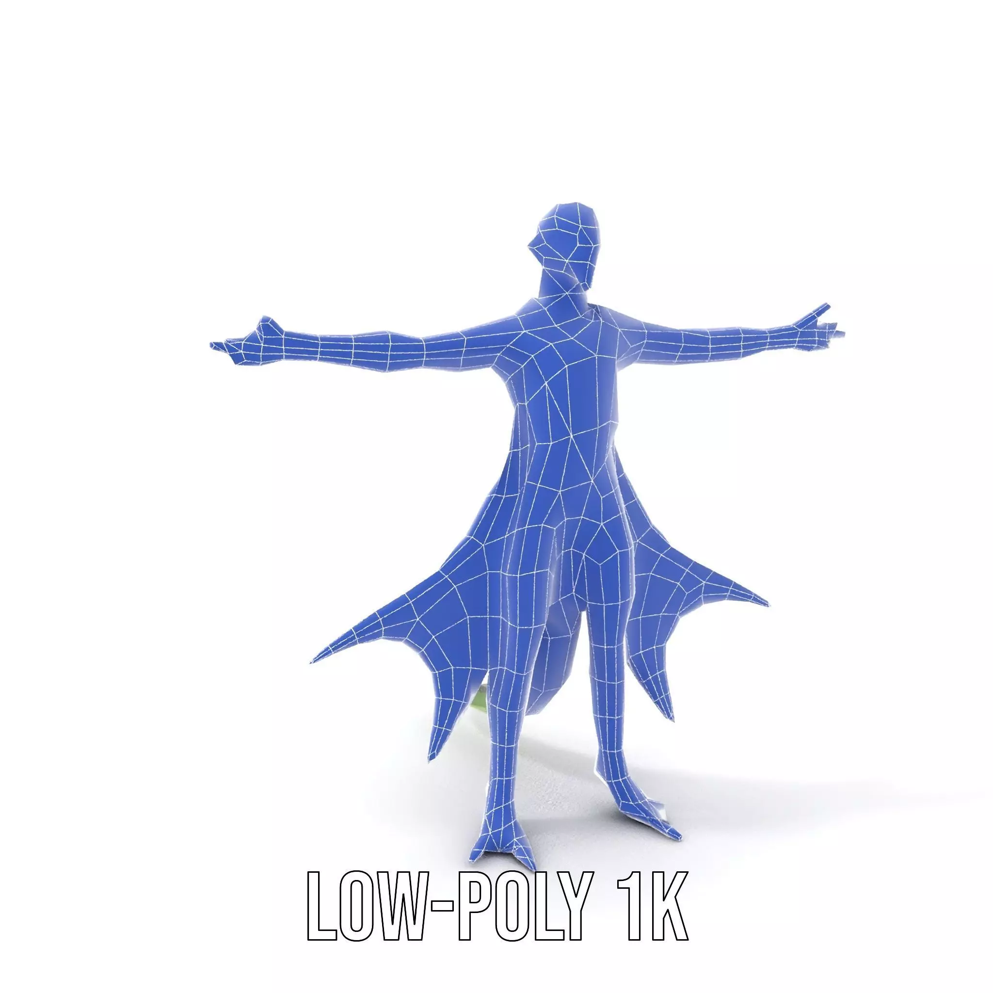 Alien Reptile Creature with Cape Model Pack Low-poly 3D model_21