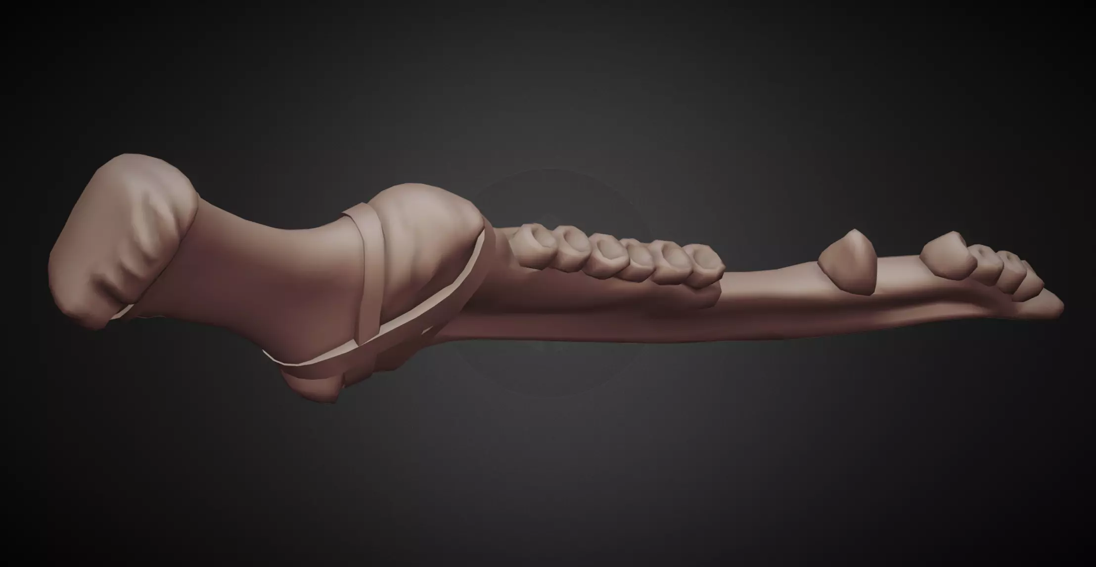 The First Blade - Supernatural Weapon Low-poly 3D model_6