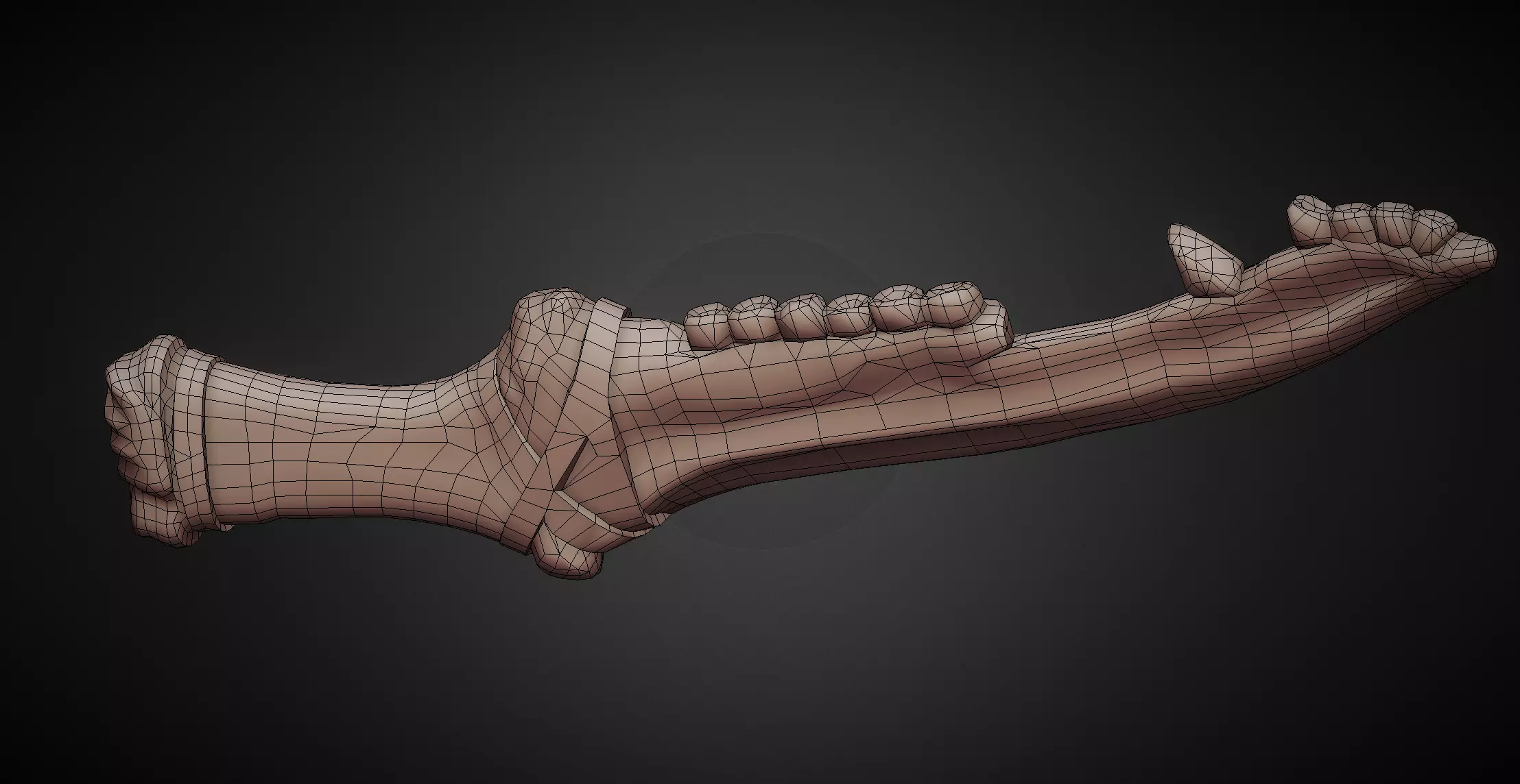 The First Blade - Supernatural Weapon Low-poly 3D model_5