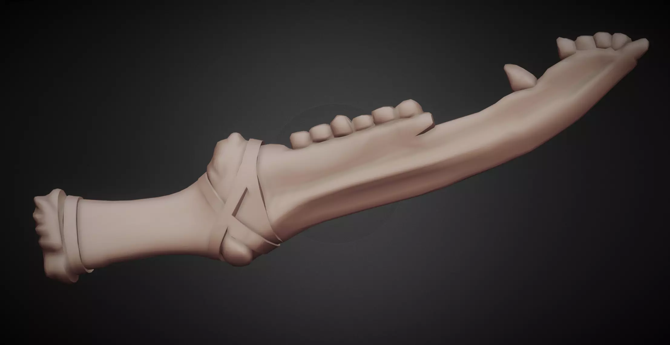 The First Blade - Supernatural Weapon Low-poly 3D model_2