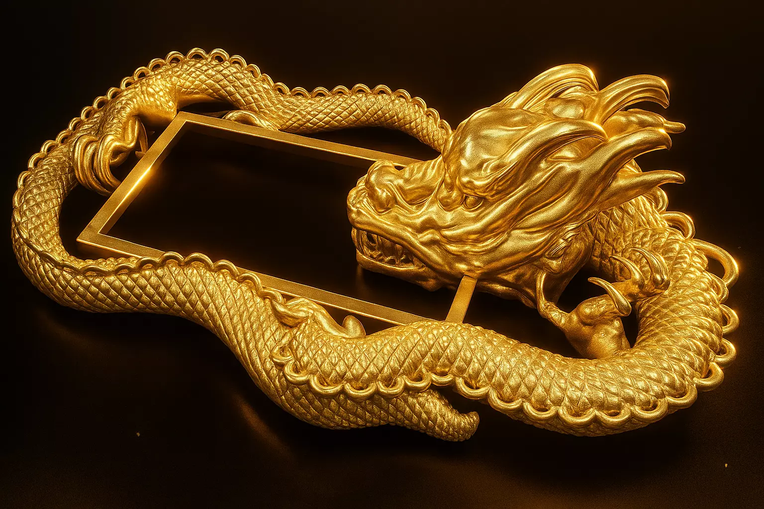 Dragon Pendant 3D Model 3D print model_1