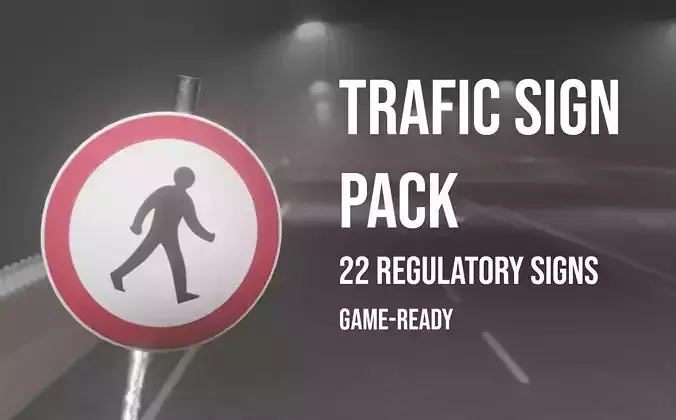 Regulatory Trafic Signs Pack