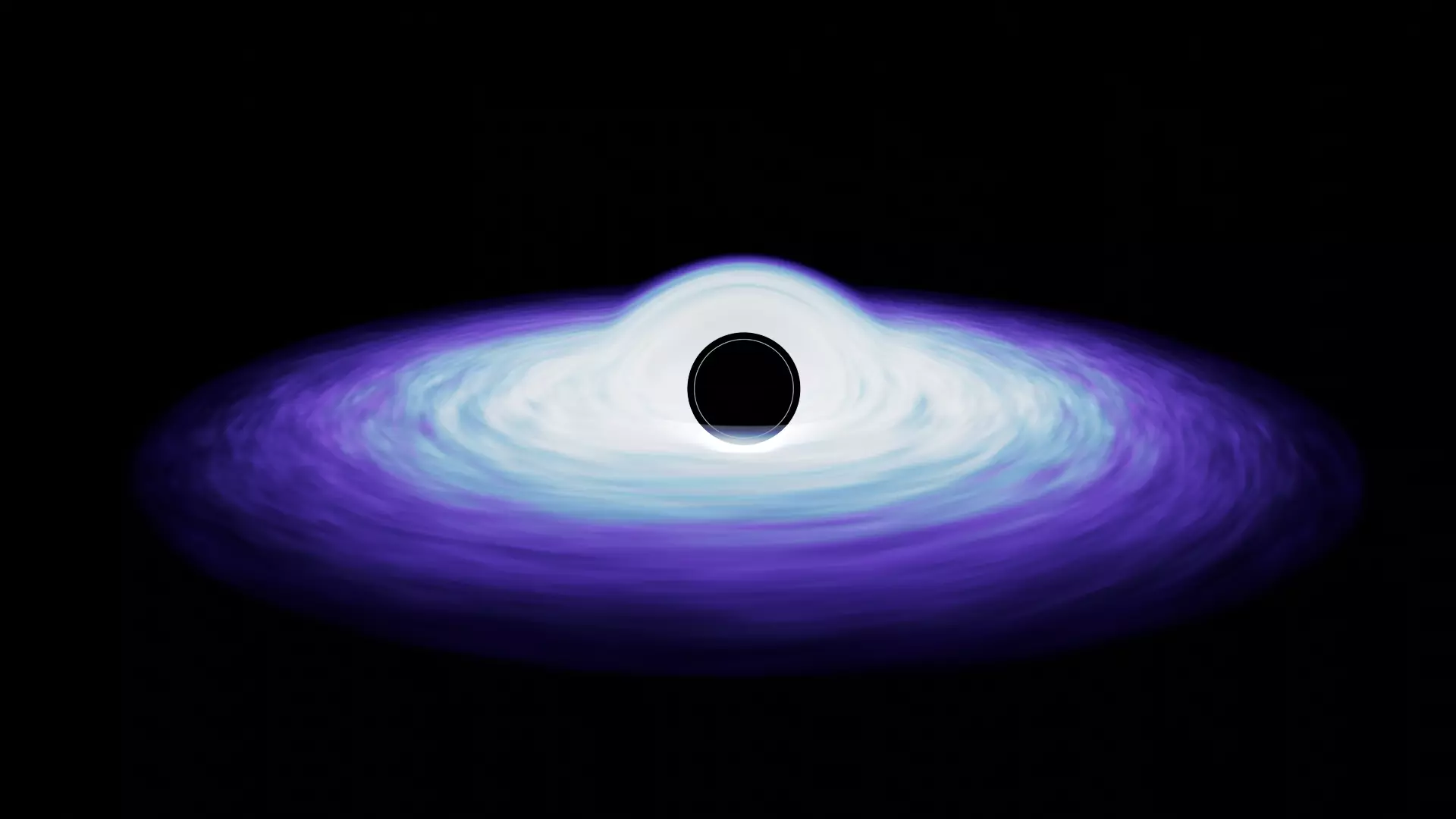 HOLE BLACK Low-poly 3D model_0