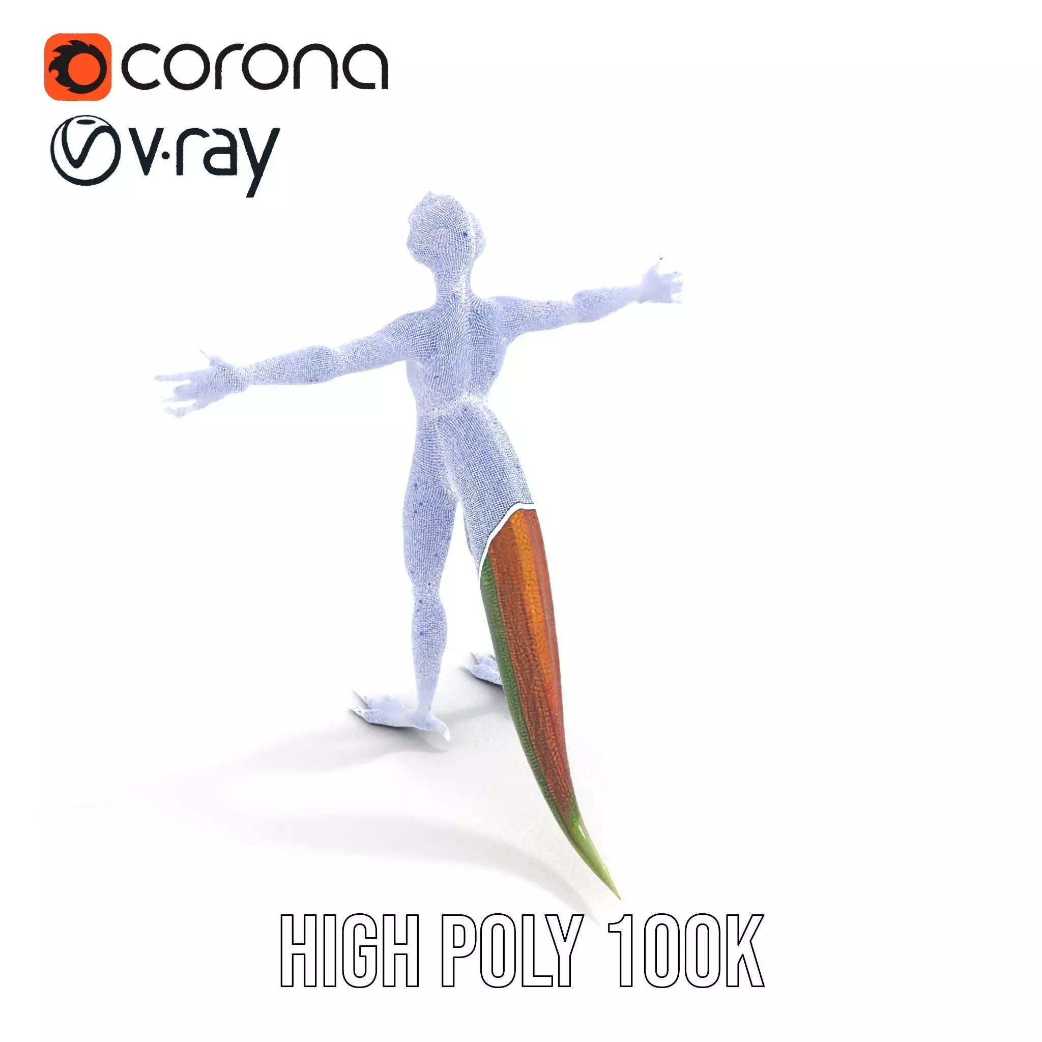 Colorful Reptilian Humanoid Model Pack Low-poly 3D model_31