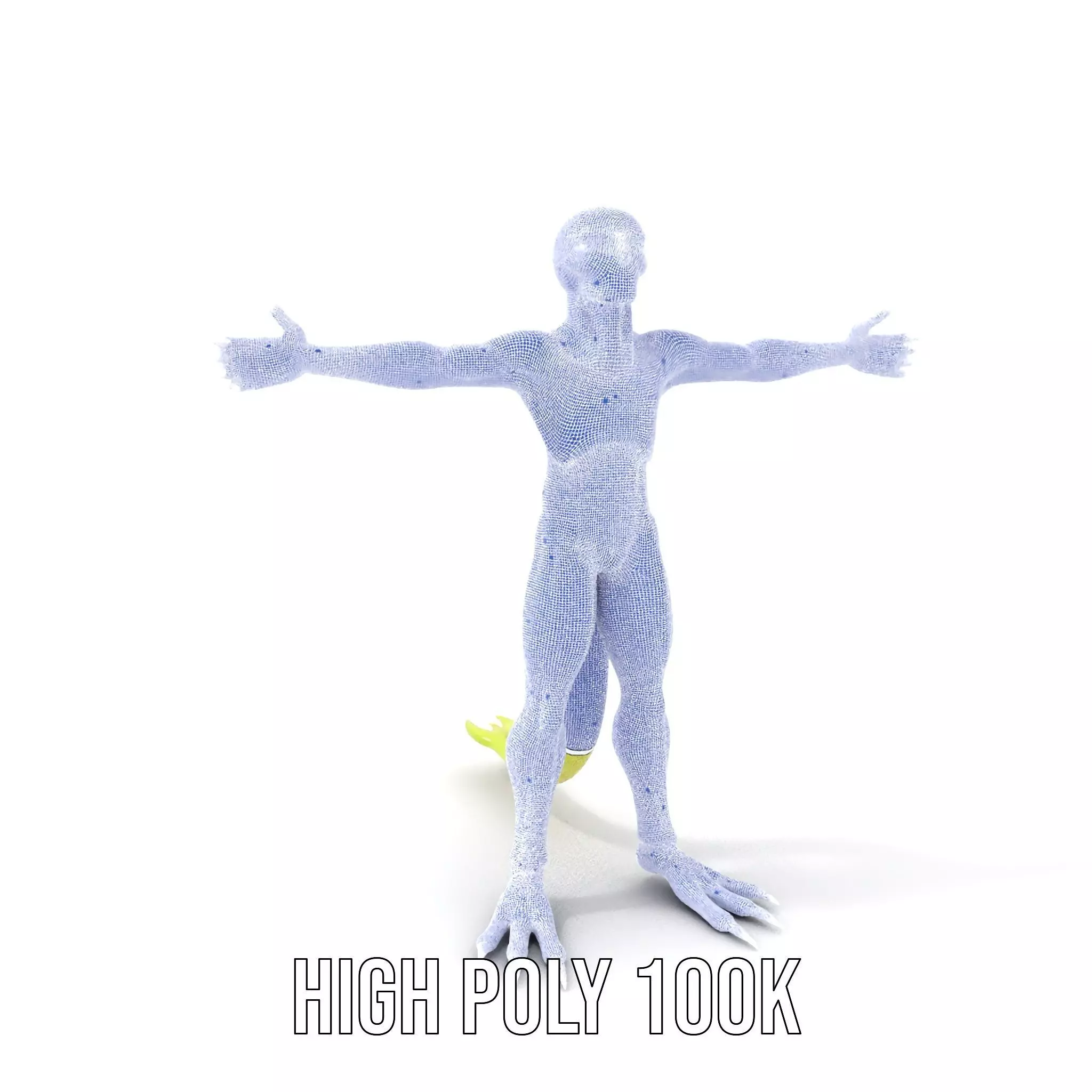 Extraterrestrial Reptilian Model Pack Low-poly 3D model_4