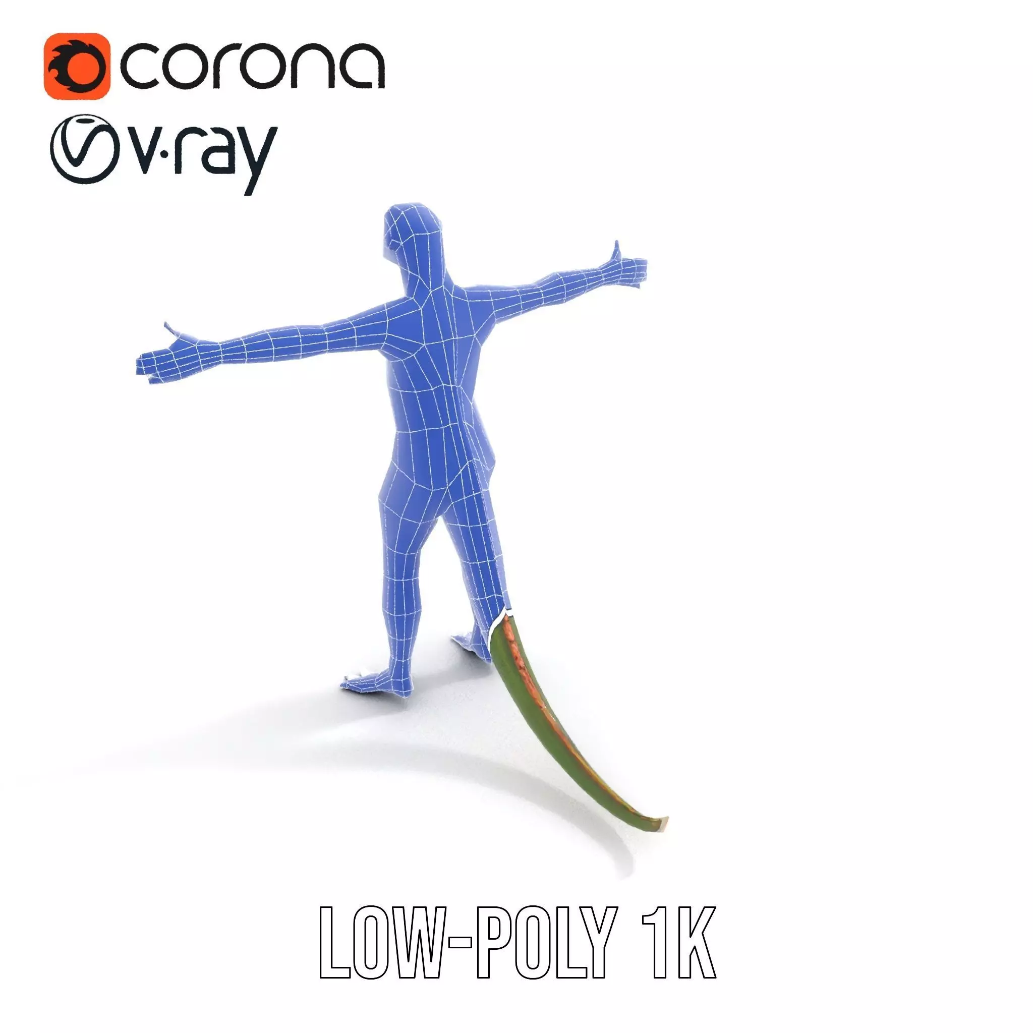 Reptilian Creature Character Model Pack Low-poly 3D model_24