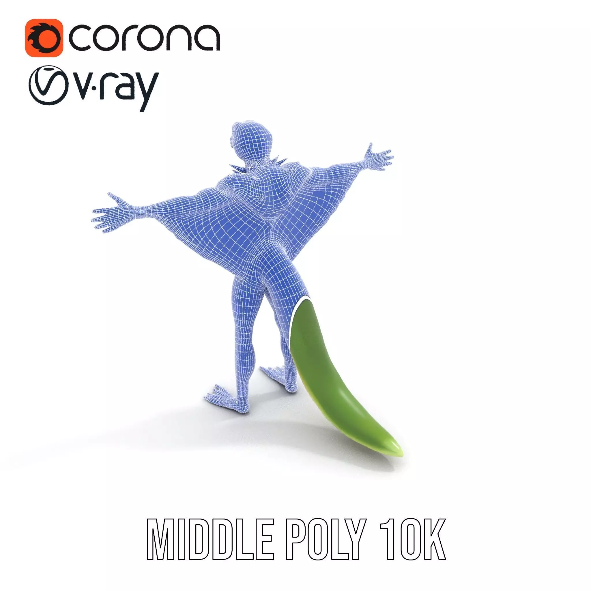 Gliding Lizard Creature Model Pack Low-poly 3D model_23