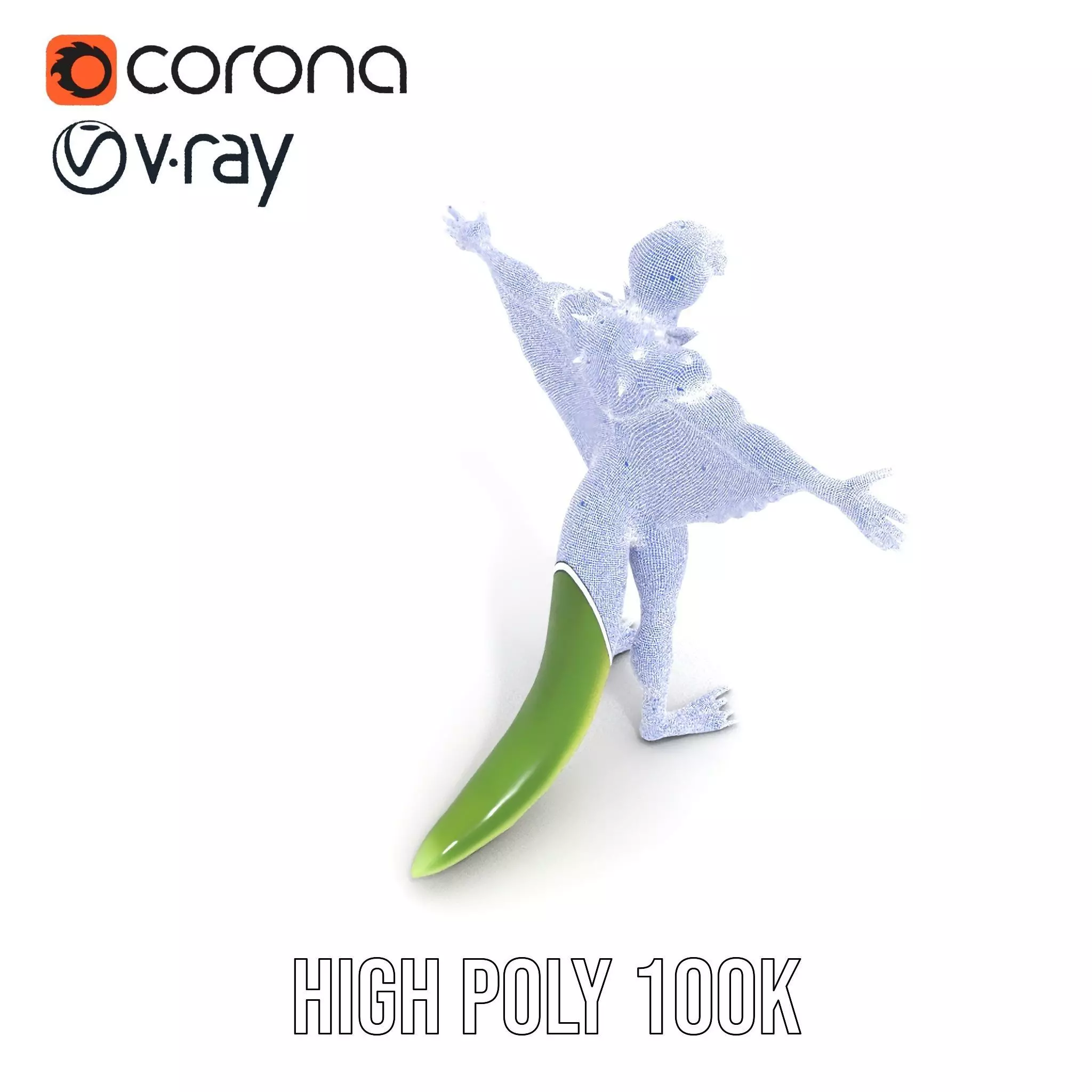 Gliding Lizard Creature Model Pack Low-poly 3D model_28