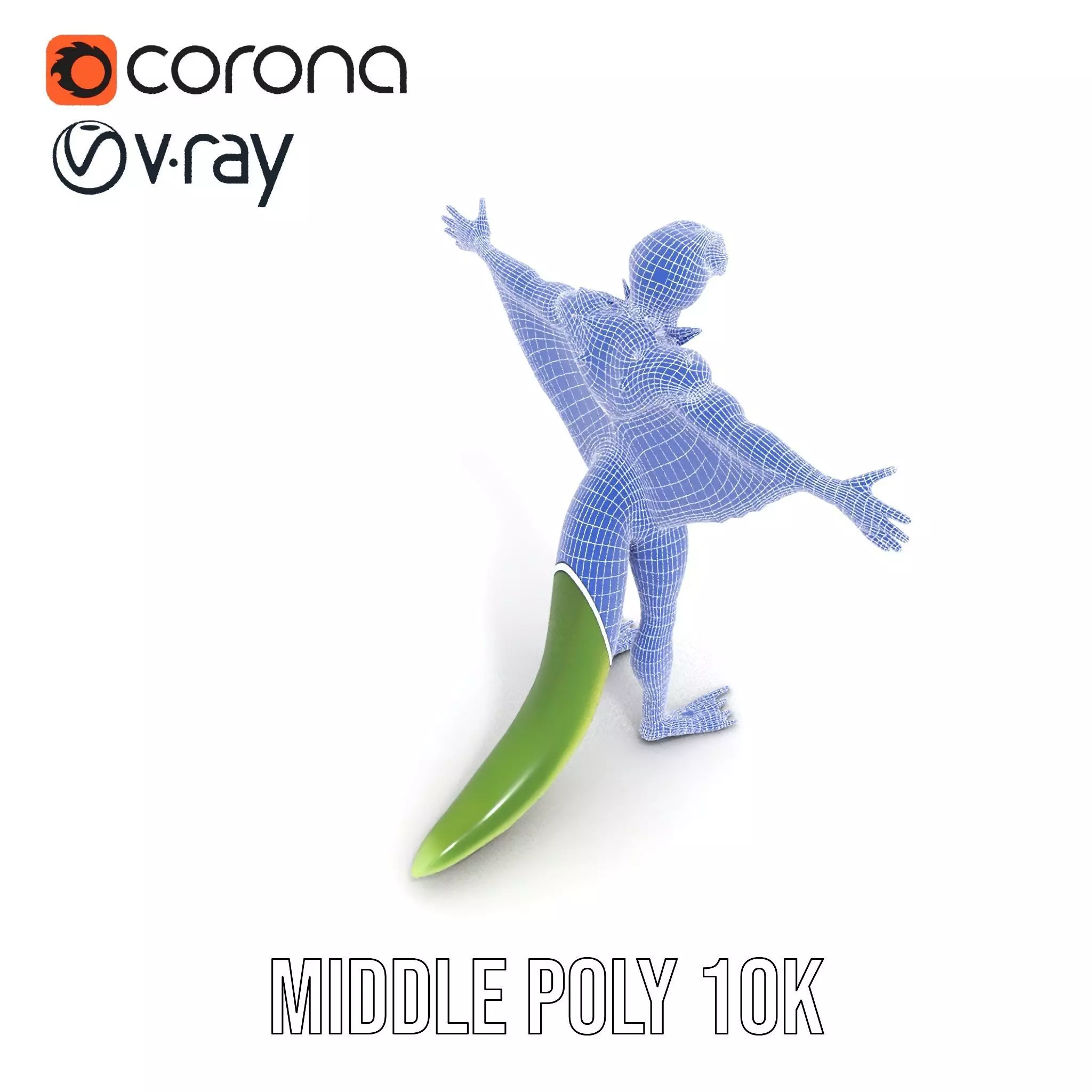 Gliding Lizard Creature Model Pack Low-poly 3D model_20