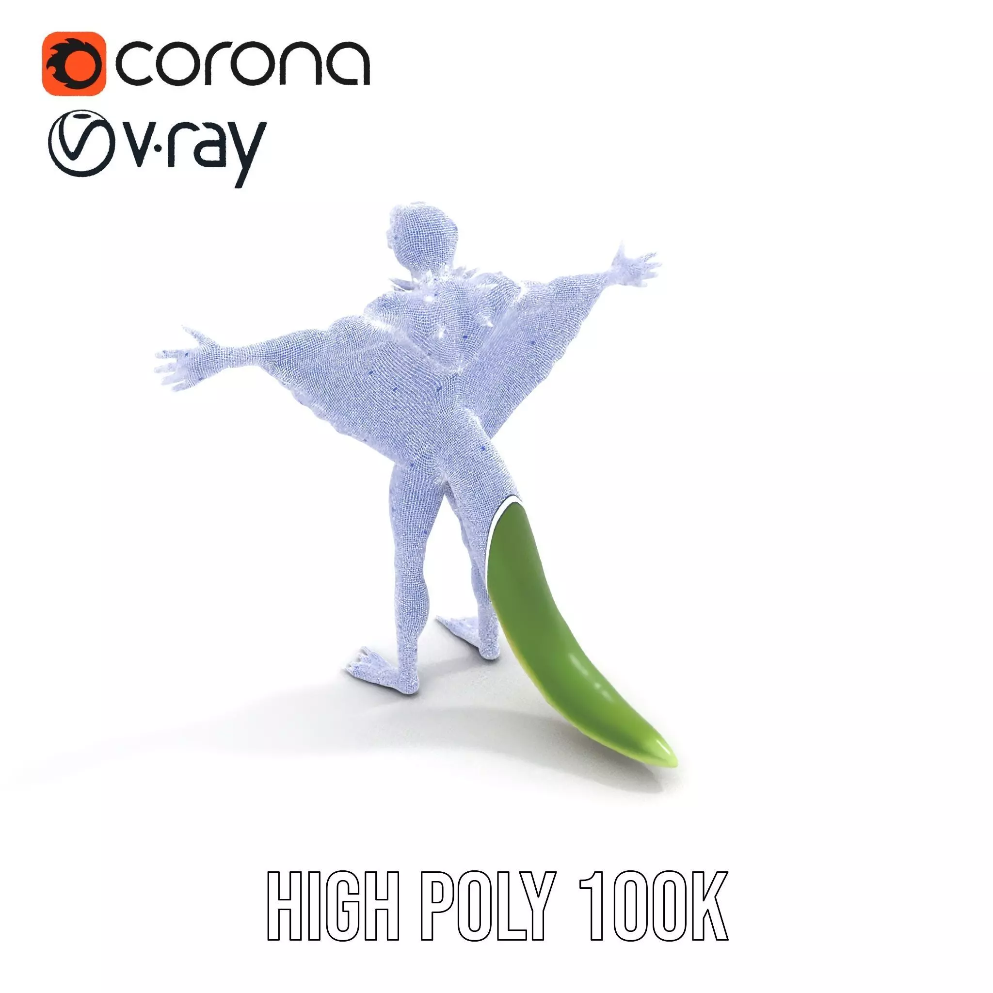 Gliding Lizard Creature Model Pack Low-poly 3D model_32