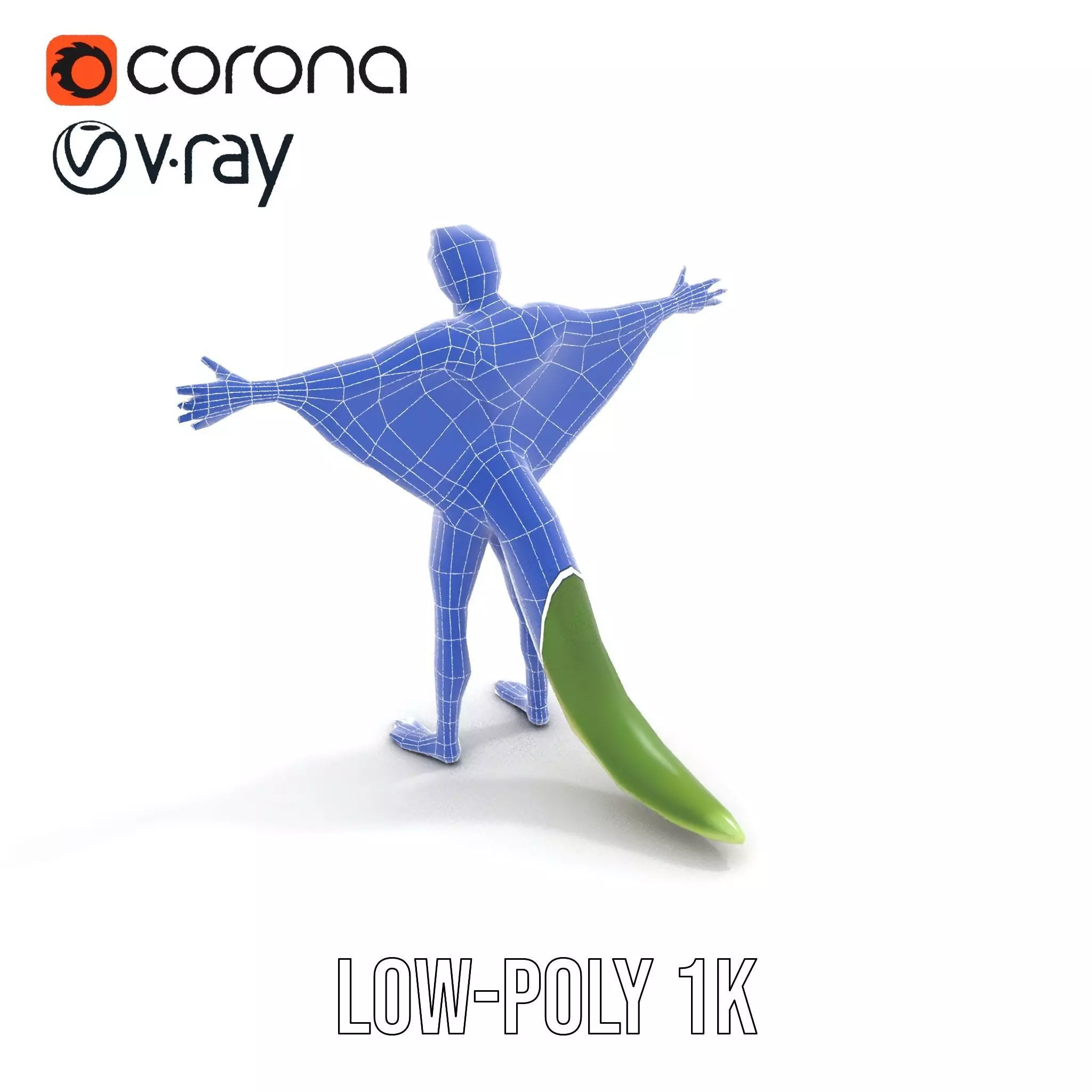 Gliding Lizard Creature Model Pack Low-poly 3D model_27