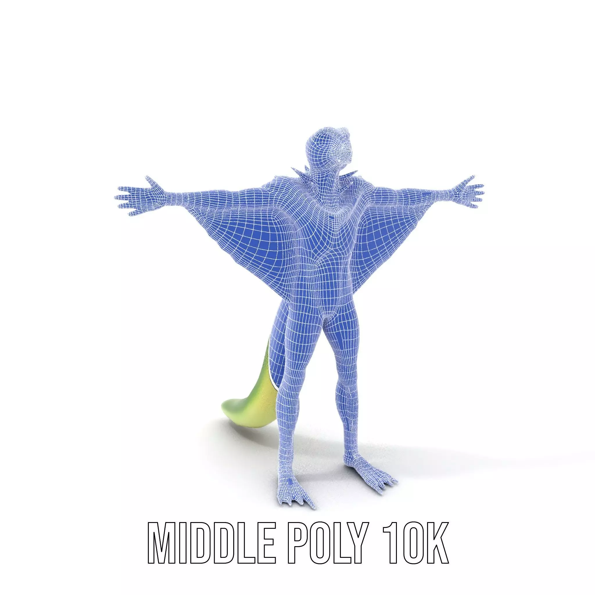 Gliding Lizard Creature Model Pack Low-poly 3D model_15