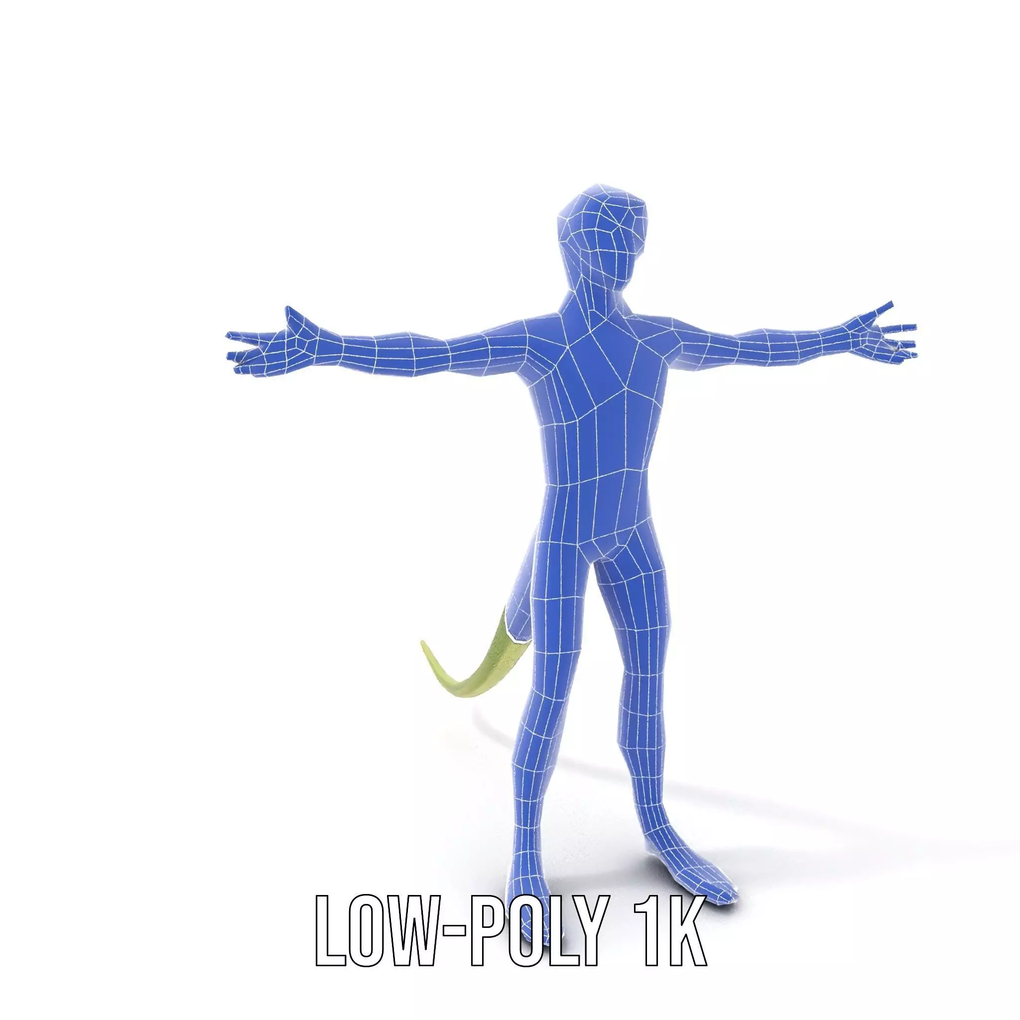 Lizard Humanoid Alien Model Pack Low-poly 3D model_16