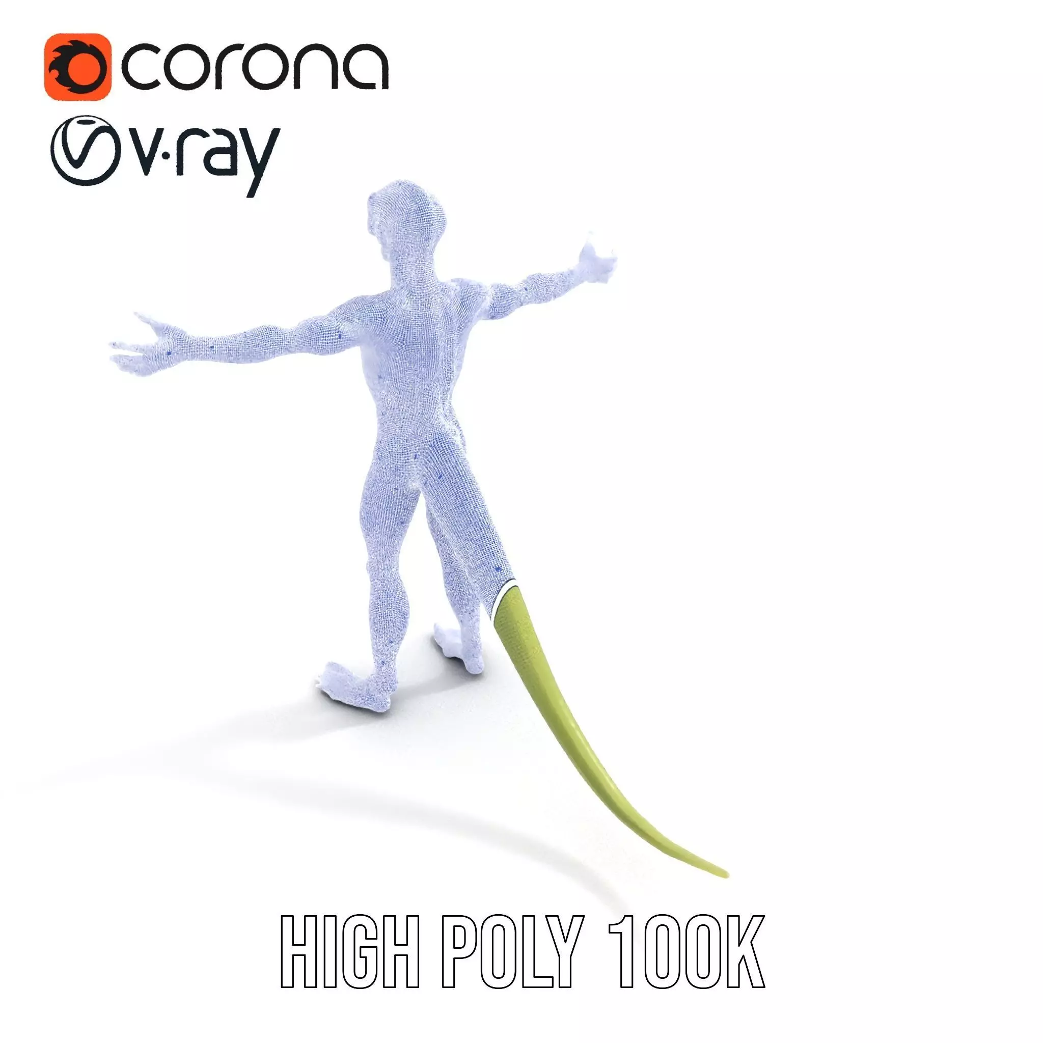 Lizard Humanoid Alien Model Pack Low-poly 3D model_31