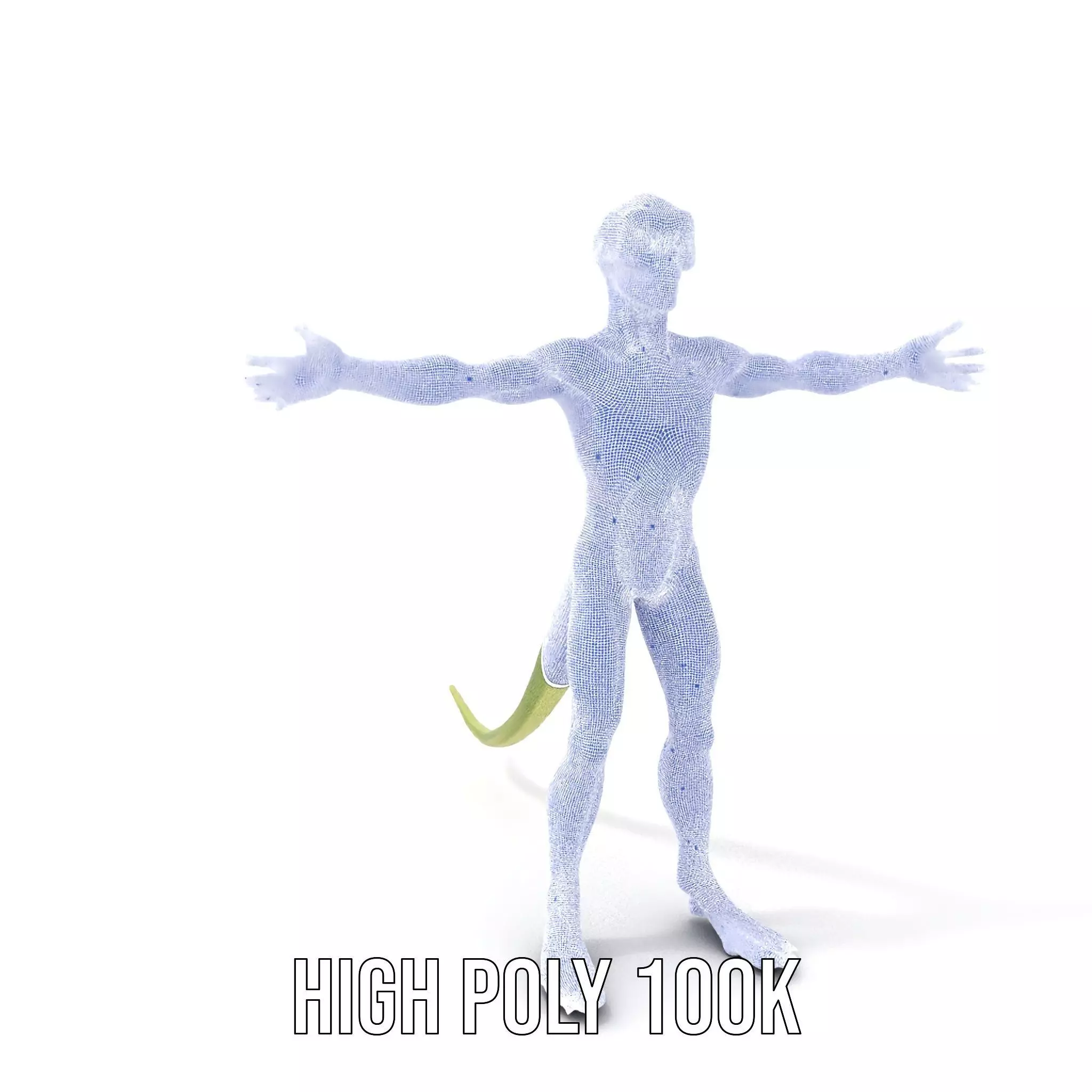Lizard Humanoid Alien Model Pack Low-poly 3D model_4
