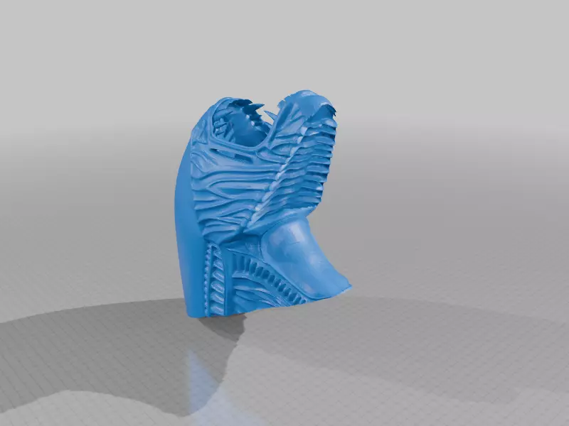 Ceiling Xenomorph Updated 3D print model_7