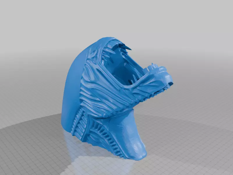 Ceiling Xenomorph Updated 3D print model_4