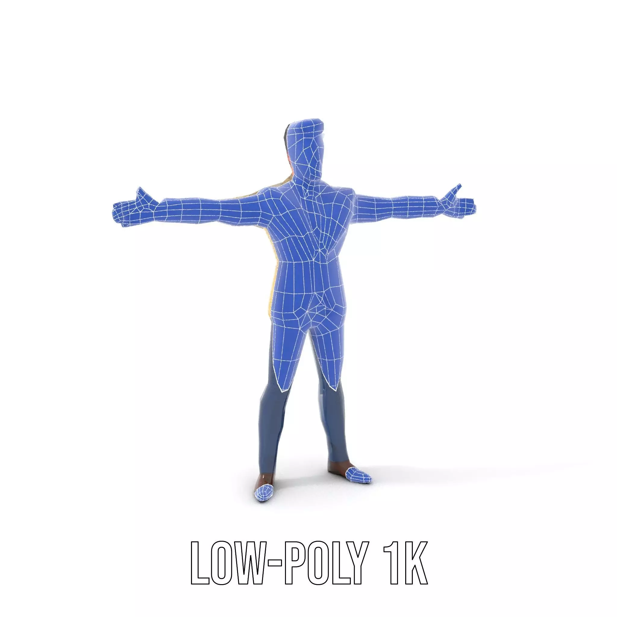 Stylish Businessman Character Model Pack Low-poly 3D model_19