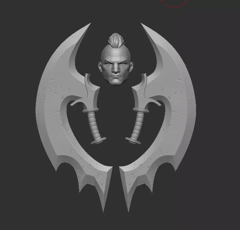 Anti-Mage Headsculpt for Action Figures 3D print model_0