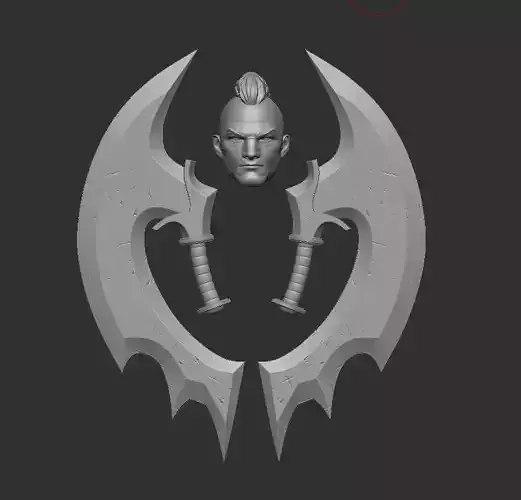 Anti-Mage Headsculpt for Action Figures 3D print model