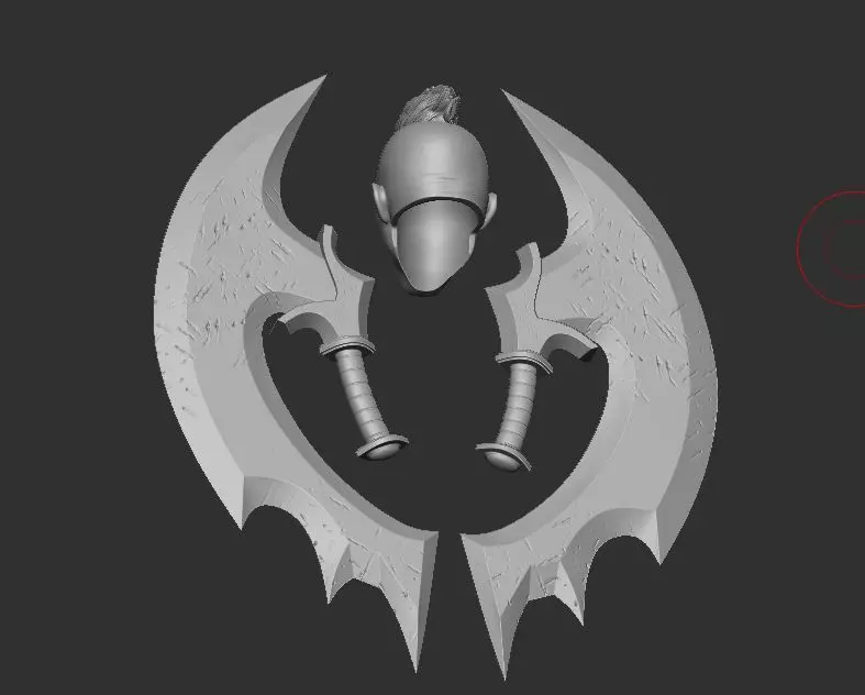 Anti-Mage Headsculpt for Action Figures 3D print model_3