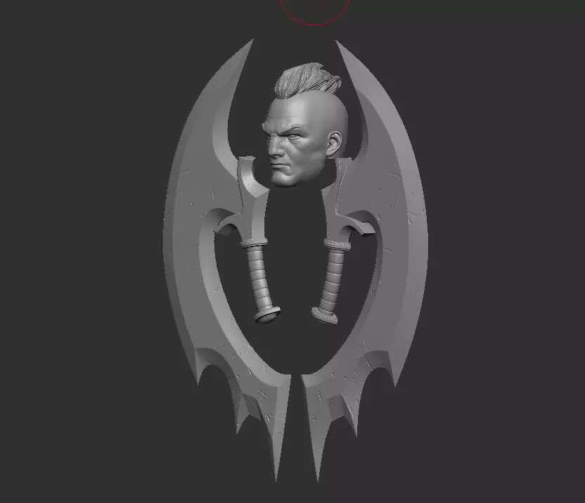 Anti-Mage Headsculpt for Action Figures 3D print model_2