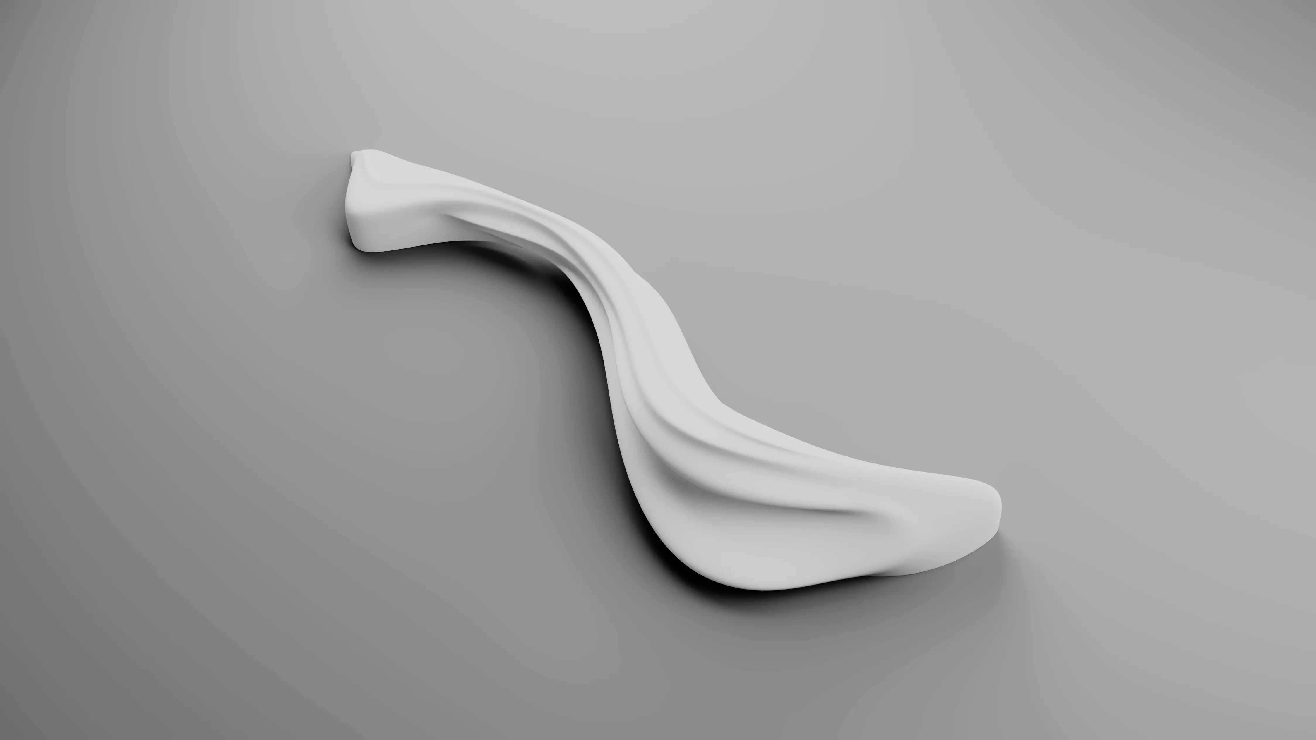 Architecture Shell Building Low-poly 3D model_1